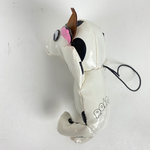 Vinyl Holstein Cow Plush Backpack Accessory Raindear TM Raincoat Collector 6" - Picture 5 of 7